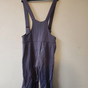 Vintage Sarajevo L.C. Cash‎ Blue Gray Ski Snow Bib Overalls Size 36 Made in USA